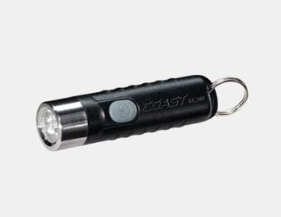 KL20R 350 Lumen Rechargeable Mini Flood Beam Keychain Flashlight by Coast