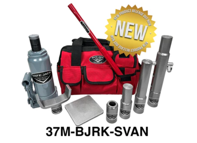 8 Ton Bottle Jack Recovery Kit With The Sprinter Van Jack Pad by