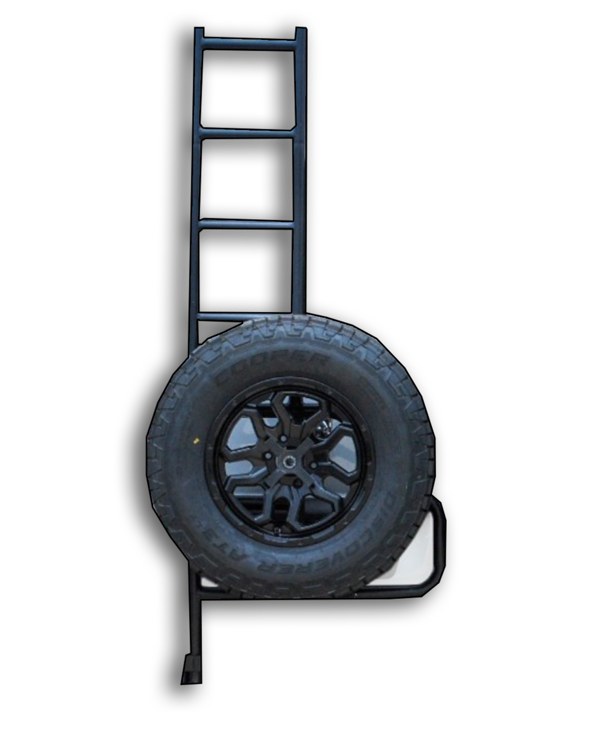 Rear Door Ladder Ram Promaster 2014 2023 by Aluminess FreedomVanGo