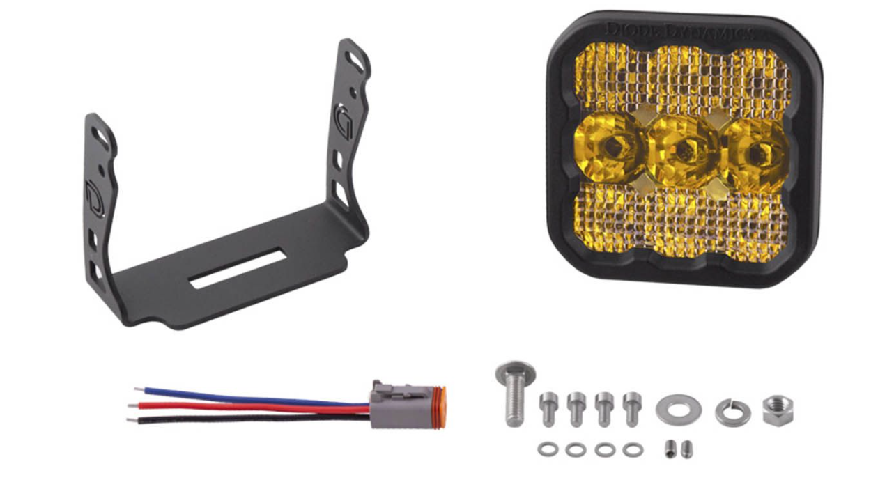 Stage Series 5" Amber LED Pro Pod (one) by Diode Dynamics