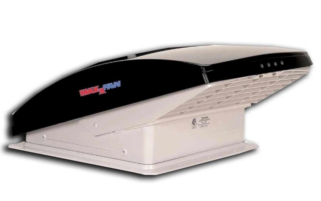 Maxxfan Deluxe 7500K Electric Powered Roof Vent - Smoke by Maxxair