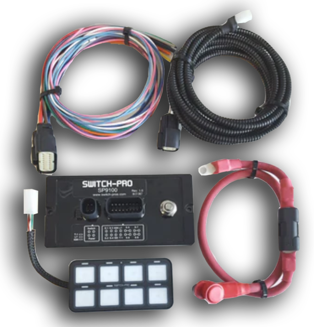 SP 9100 8 Switch Panel Power System by Switch Pros FreedomVanGo