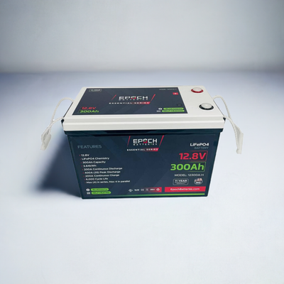 12V 300Ah Essential Series - Bluetooth & Heated LiFePO4 Battery by Epoch Batteries