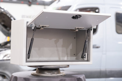 Winnebago Ekko Foot of Bed Cabinet by Van Wife Components