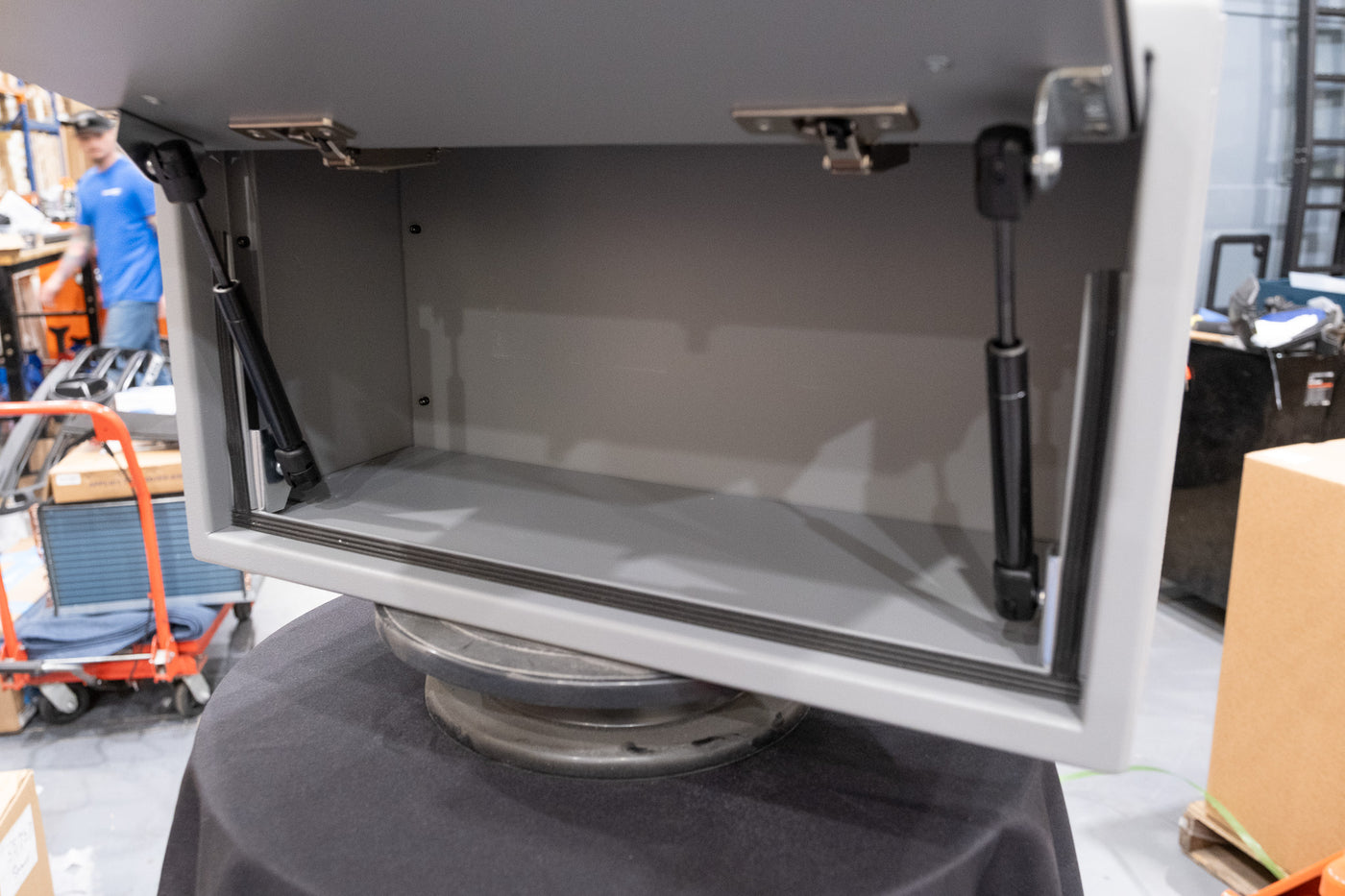 Winnebago Ekko Foot of Bed Cabinet by Van Wife Components
