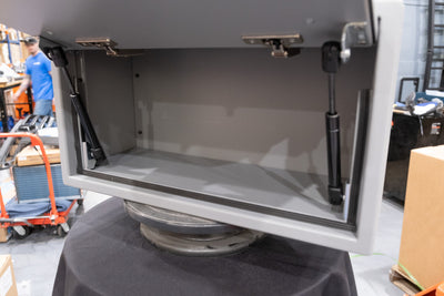 Winnebago Ekko Foot of Bed Cabinet by Van Wife Components