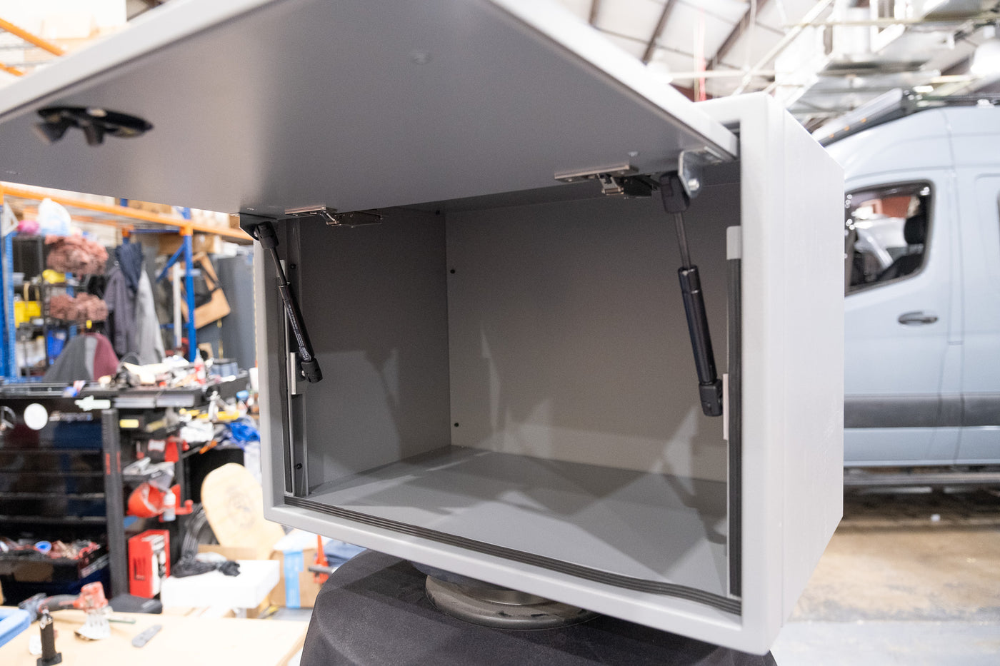 Winnebago Ekko 23b Passenger Side Front Cabinet Upgrade by Van Wife Components