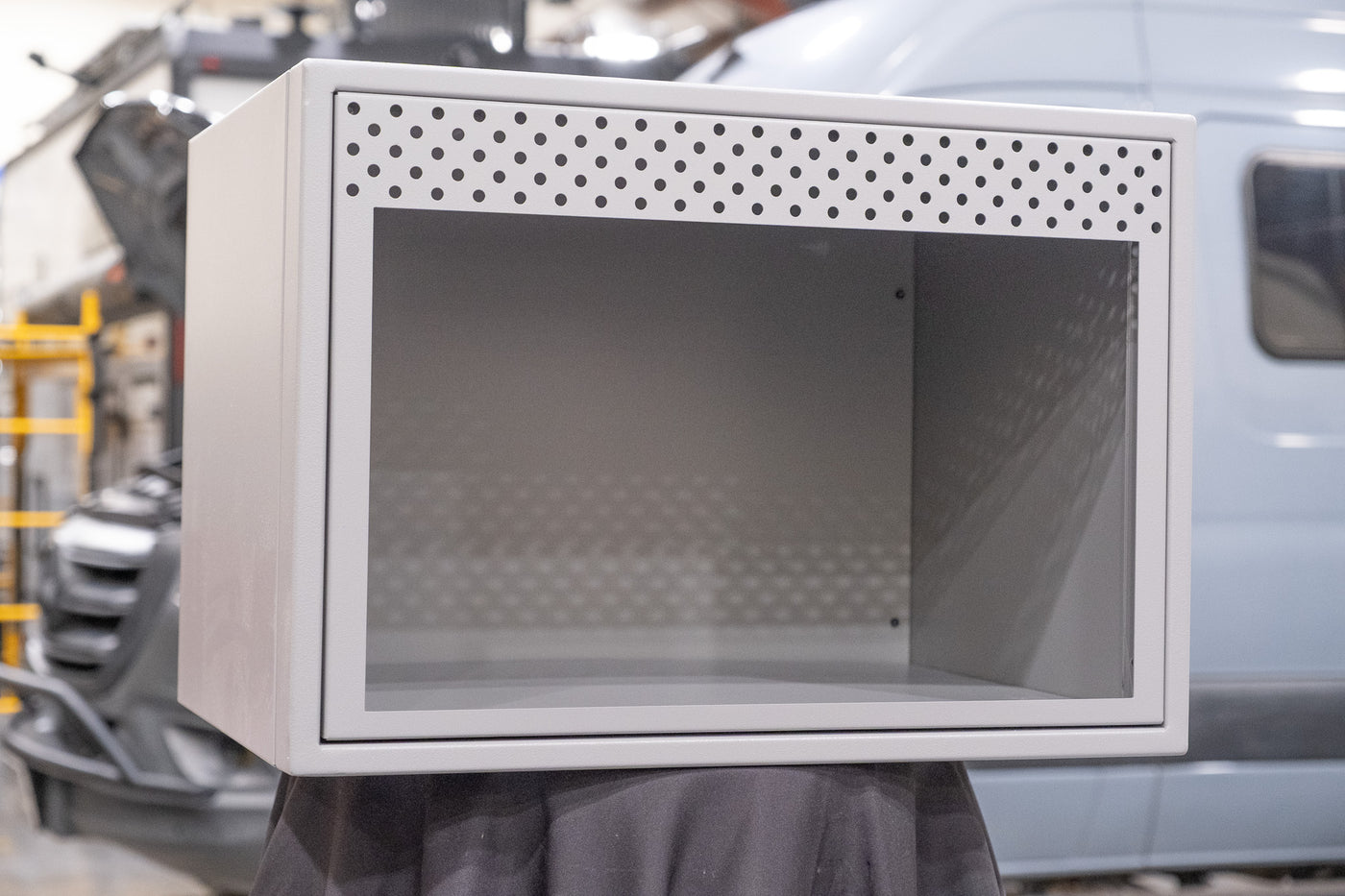 Winnebago Ekko Sprinter 23B Microwave Cabinet by Van Wife Components