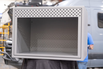 Winnebago Ekko Sprinter 23B Microwave Cabinet by Van Wife Components