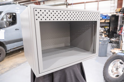 Winnebago Ekko Sprinter 23B Microwave Cabinet by Van Wife Components