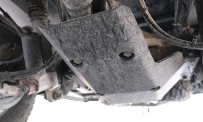 Van Compass Differentia Skid Plate for Tiffin Open Trail - installed