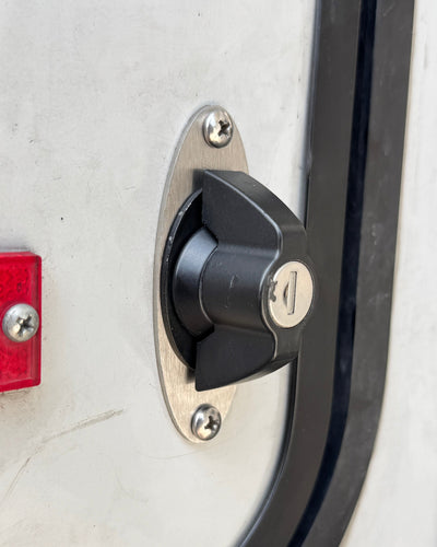 Winnebago Ekko Door Latch Lock Security Plate by FreedomVanGo