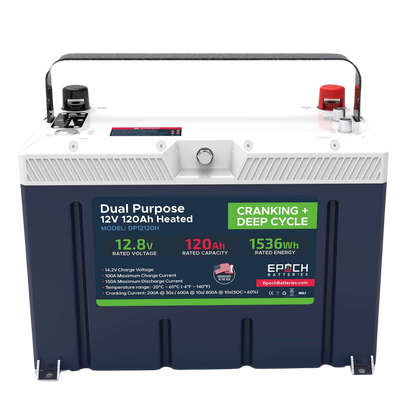 Epoch 12V 120Ah Cranking & Deep Cycle  Battery