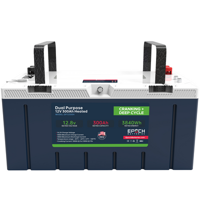 Epoch 12V 300Ah cranking & deep cycle battery