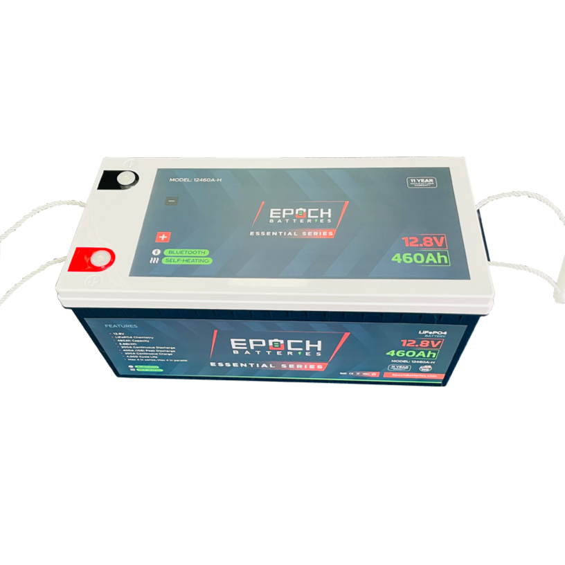 Epoch 12V 460Ah Essential Series Battery - top down view