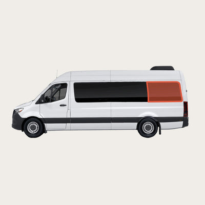 Sprinter - 170wb Quarter Panel Shade (Driver's Side) by Vanmade Gear