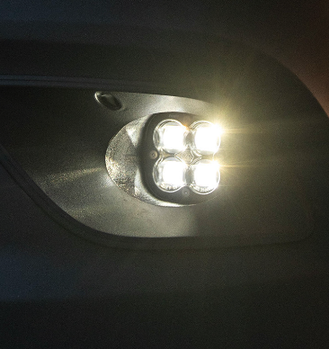 Baja Designs Fog Pocket Light Kit for Tiffin Open Trail - installed - on - color: clear