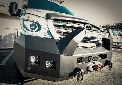 Winnebago Ekko Sprinter 23b Front Bumper with BullBar by Backwoods Adventure Mods