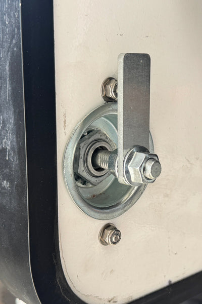 Winnebago Ekko Door Latch Lock Security Plate by FreedomVanGo