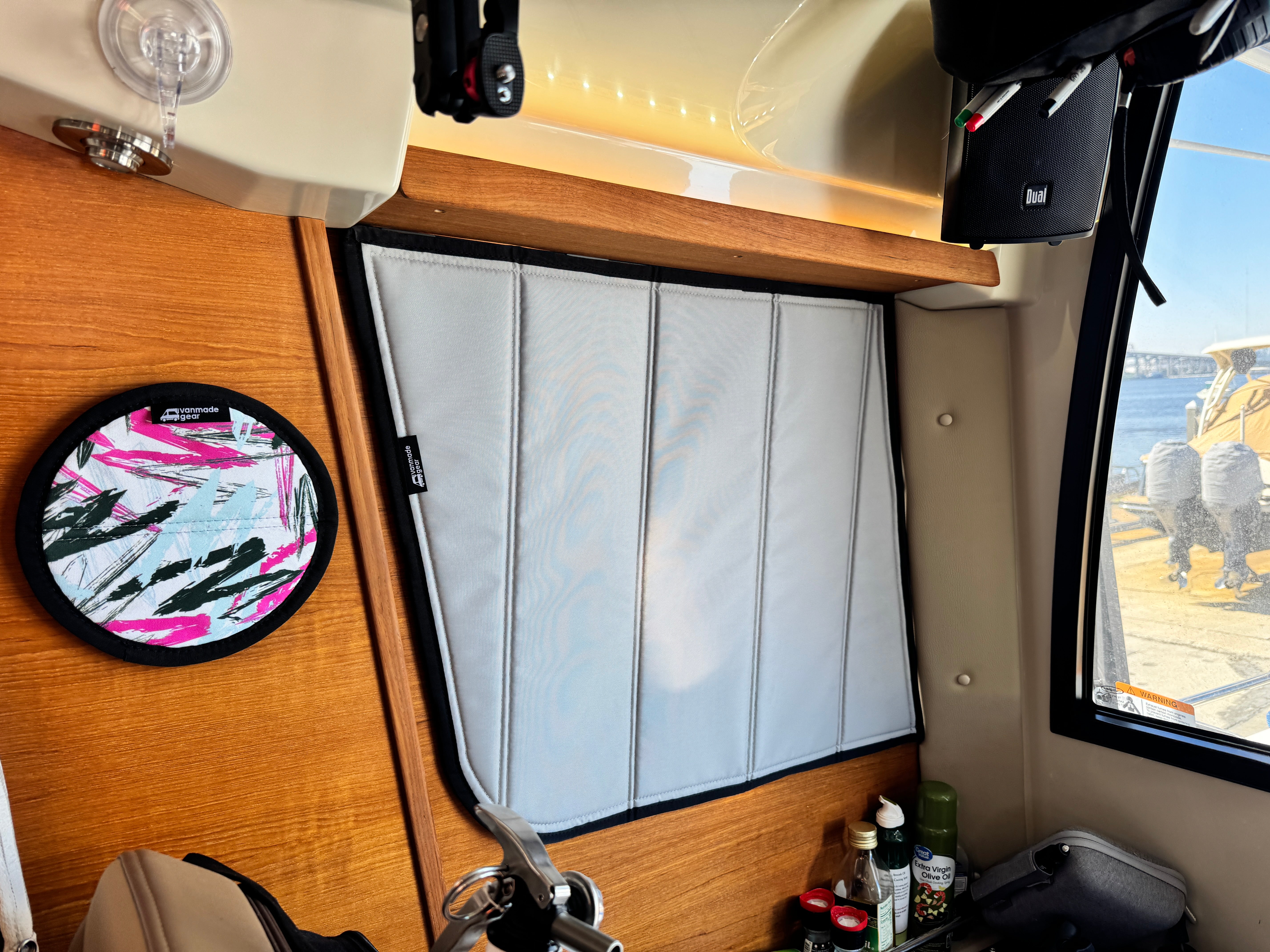 Ranger Tug R-23 2017+ Starboard Aft Window Cover by FreedomVanGo