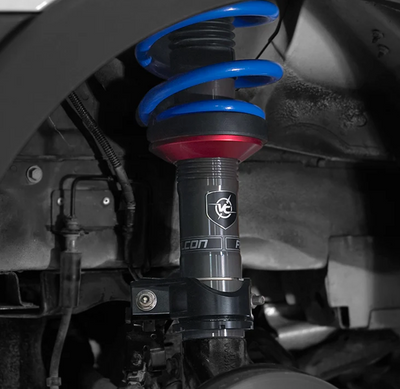 Rally Strut installed on Ford Transit - Strut and blue coil over