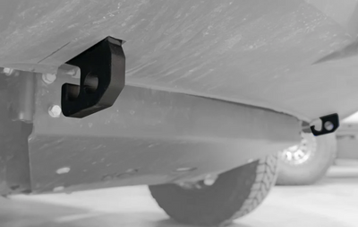 Van Compass Front Tow Points for Tiffin Open Trail - installed