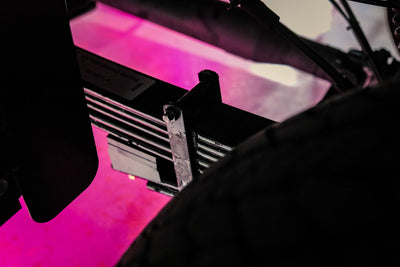 Capturing the glow from Diode Dynamics RGBW LED Rock Lights Underglow Kit by FreedomVanGo
