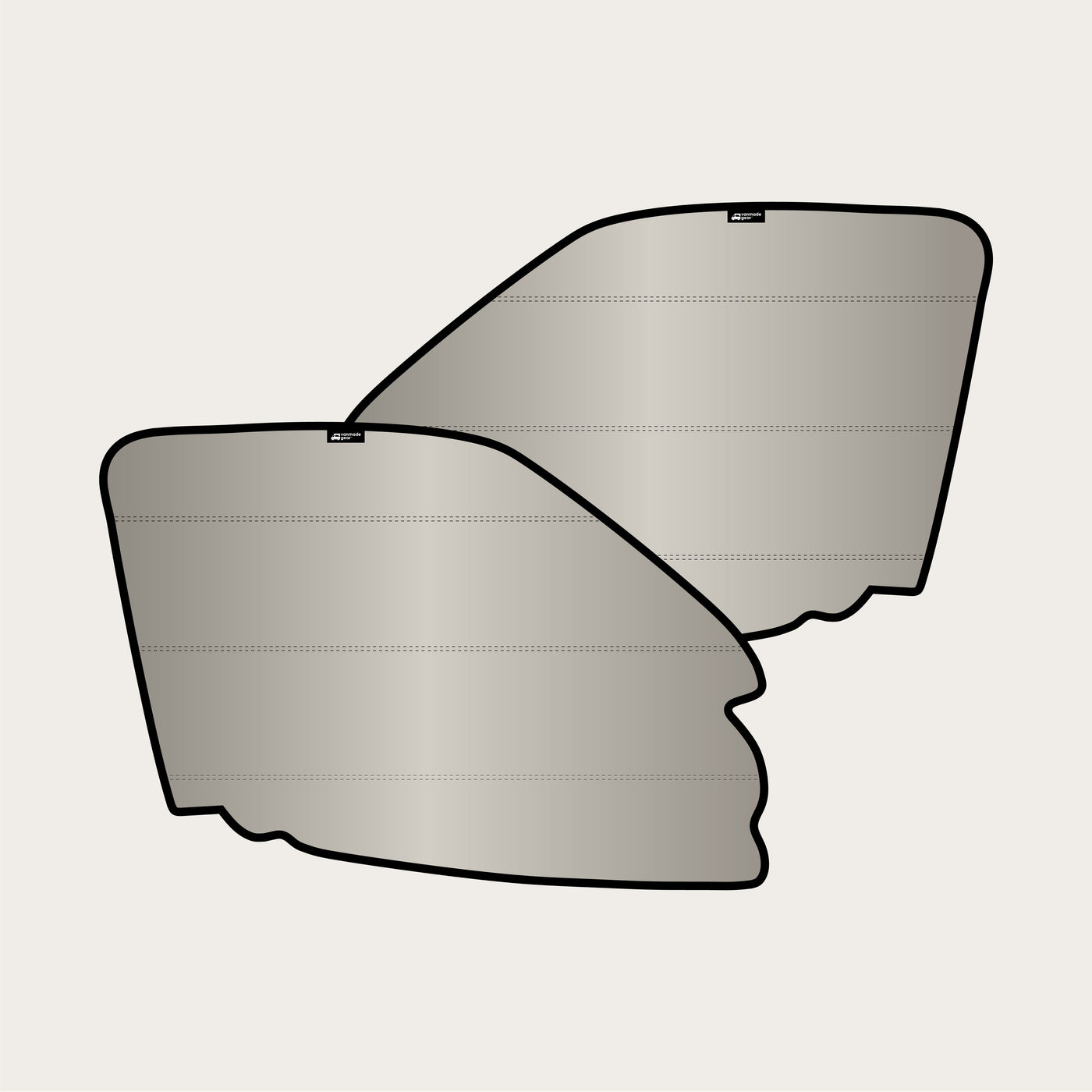 Sprinter 2019+ - Front Door Shades (set) by Vanmade Gear