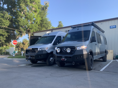 Winnebago Ekko Sprinter 23b Front Bumper with BullBar by Backwoods Adventure Mods