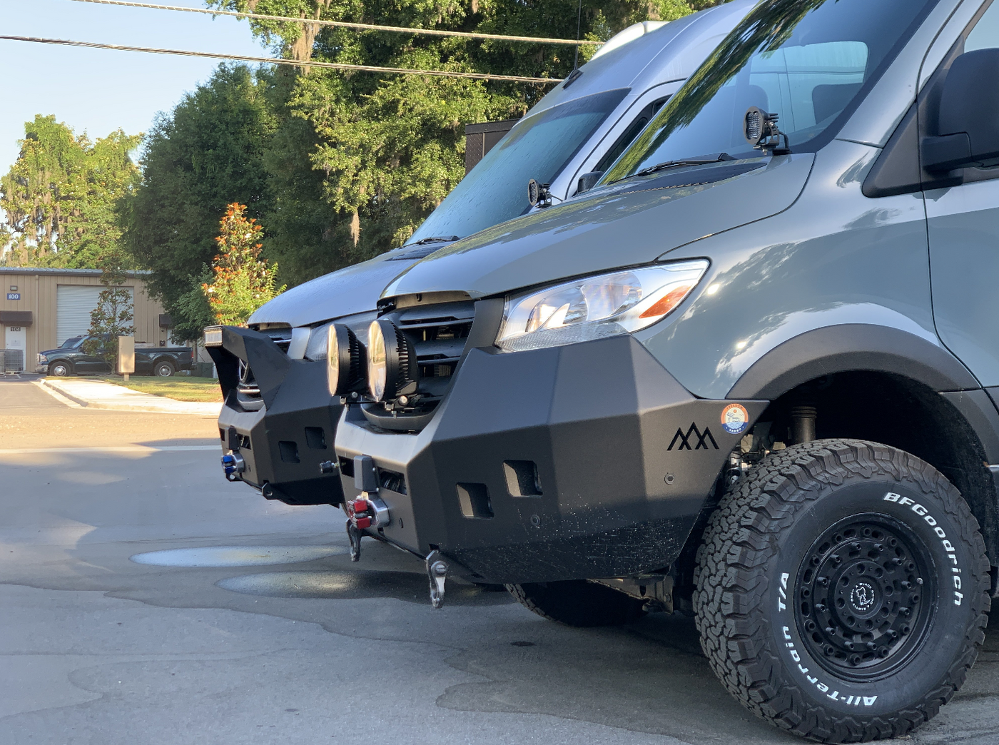 Winnebago Ekko Sprinter 23b Front Bumper with BullBar by Backwoods Adventure Mods