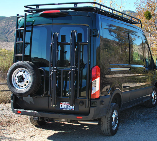 Ford transit rear door bike rack hotsell