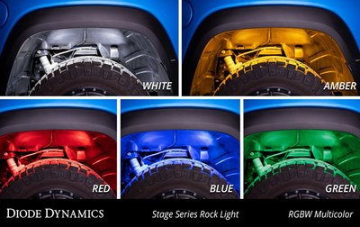 Stage Series RGBW LED Rock Light (4-pack) by Diode Dynamics