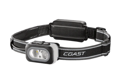 RL20R 1000 Lumen Rechargeable Dual Optic Tri-Color Headlamp w/Dimmer Control by Coast