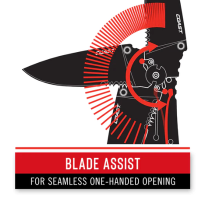 RX300 Blade Assist Folding Knife by Coast