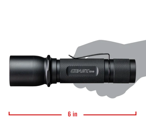 coast focusing rechargeable flashlight TX11R 635 Lumen Rechargeable Long Range Focus Tactical Flashlight by C – FreedomVanGo