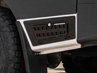 Sprinter Rocker Storage Locker Sprinter 144 Rear Storage Locker by Agency 6 – FreedomVanGo