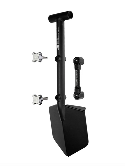 Shovel / Mount Combo - Black Mini Shovel / Black SSM with Knobs by Agency 6