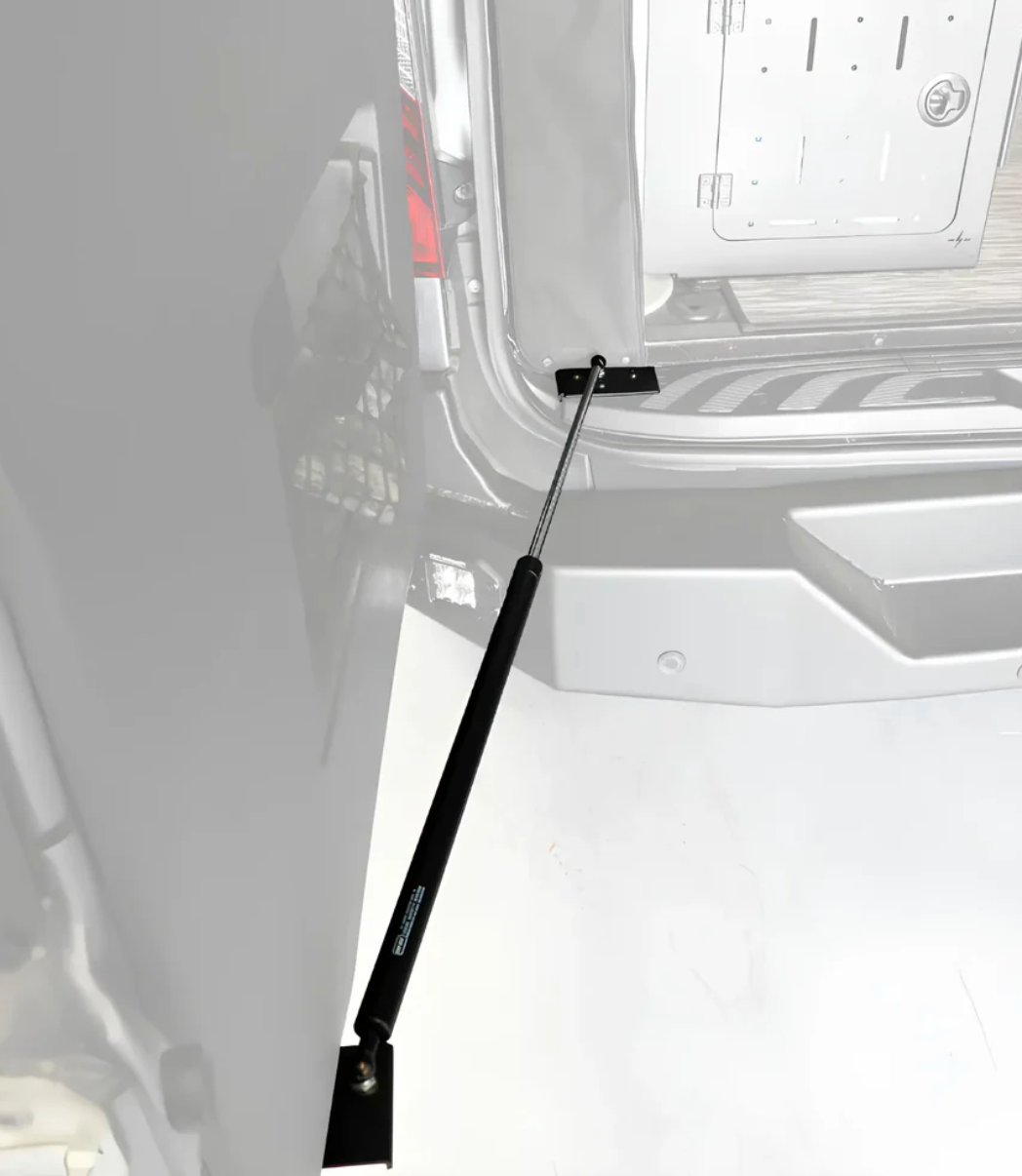 Stop-Stay Rear Door Struts by Canyon Adventure Vans