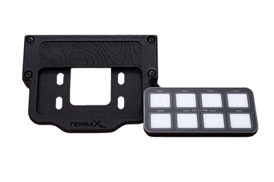 Switch Pros Visordock Track Mounting Plate by Terra X / 8 or 12 Switch