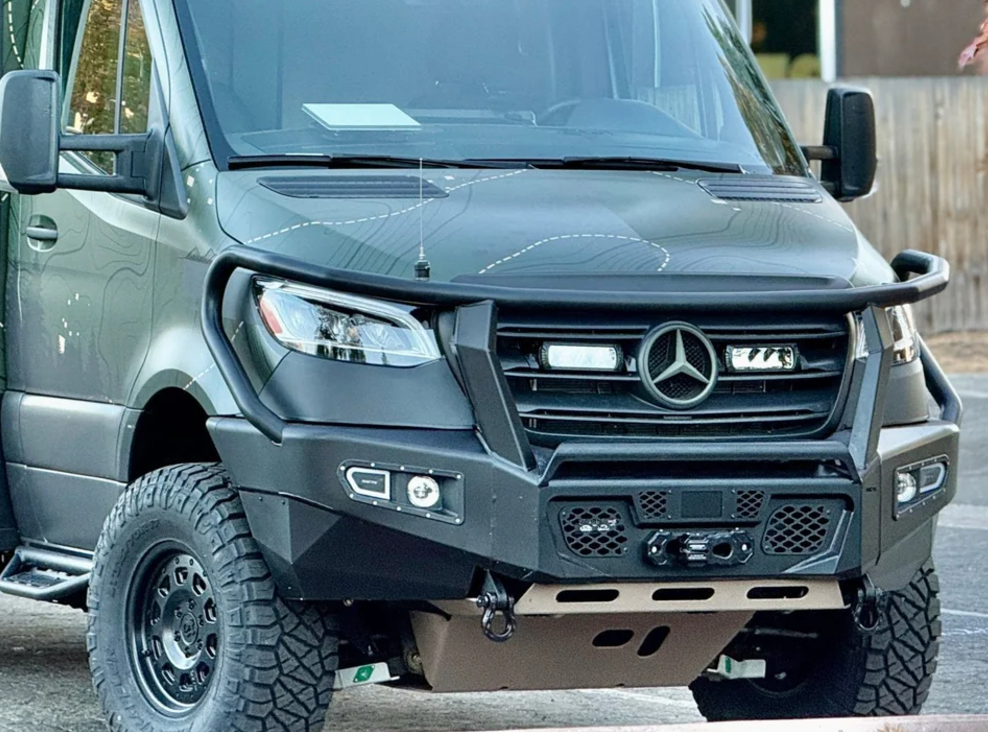 Ridgeline MAX Sprinter Full Coverage Bumper + Skid Plates by Owl Vans