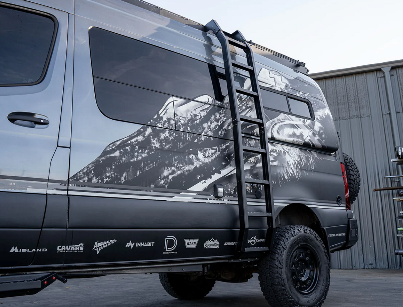 Flatpack Ladder for Mercedes Sprinter (2007+) by Roambuilt