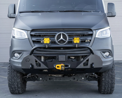 Low-Pro Front Bumper for Mercedes Sprinter (2019-2024) by Roambuilt