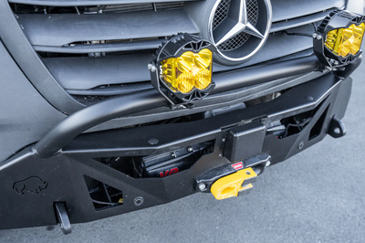 Low-Pro Front Bumper for Mercedes Sprinter (2019-2024) by Roambuilt