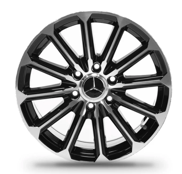 Classic Wheel - Gloss Black Machine Face 18" by Flarespace