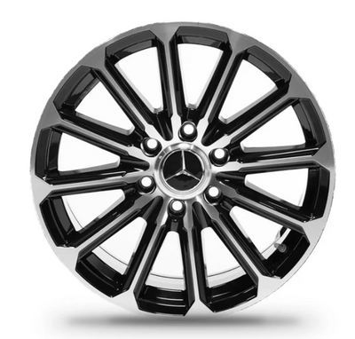 Classic Wheel - Gloss Black Machine Face 18" by Flarespace