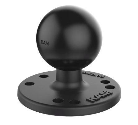 1.5" C Size Ball Round Plate by RAM® Mounts