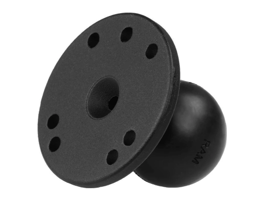 1.5" C Size Ball Round Plate by RAM® Mounts