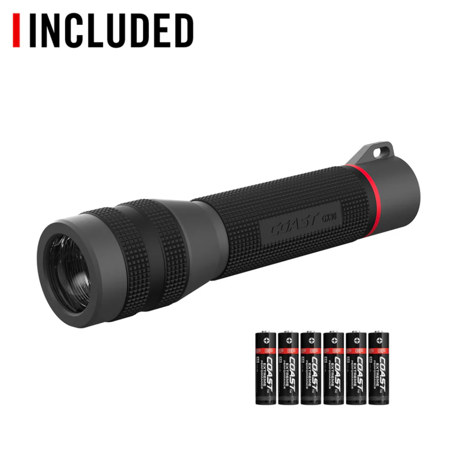 GX30 Waterproof Dual Power Flashlight by Coast