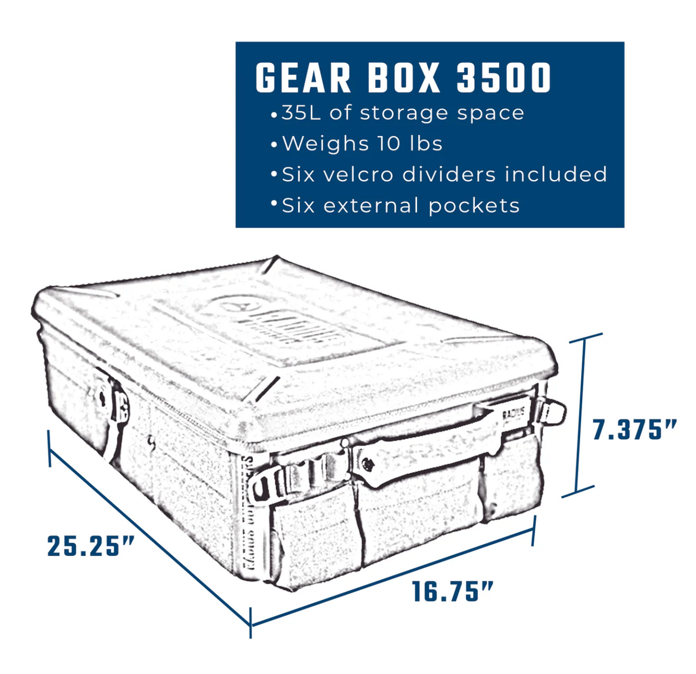 Gear Box 3500 by Radius Outfitters