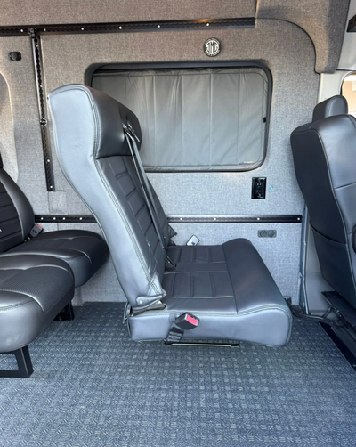 Flip-Up Double Bench Seat and Mounting Kit by JMG Systems